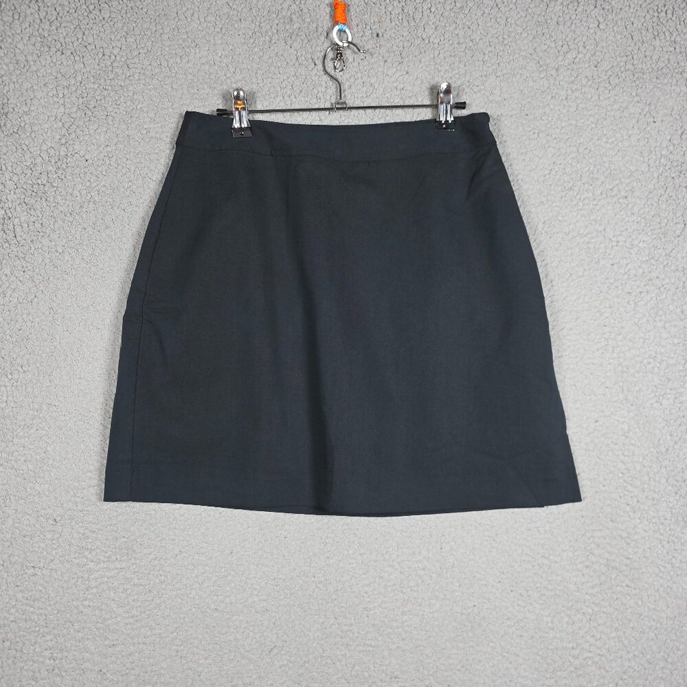 Ashworth Mini Skirt Size 6 Black Golf Lined Stretch Twill Performance NWOT